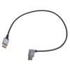 Parliky Aluminum Alloy Monitor Cable Sturdy Right Angled Male to