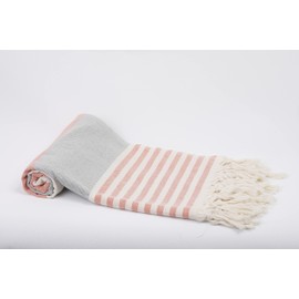 Turkish Beach Towel Peshtemal Bath Towels Hammam Towels quick dry, Absorbent and lightweight, gym, yoga, swimming, camping, Sauna, Spa, Beach, 100% Cotton - 100 x 180 cm (Multicolored, Londrina)