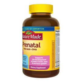 Nature Made Prenatal Multivitamin 150 Softgels Folic Acid + DHA for Moms