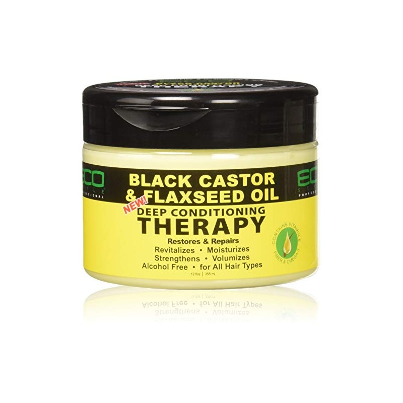 Ecoco Black Castor and Flaxseed Oil Deep Conditioning Therapy