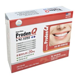 ProdenQ / 프로덴큐 X 60정 X 2박스 (120캡슐) 치아 뼈의 형성에 필요 프로폴리스추출물 칼슘 헬스벨류