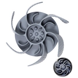 Jestrem Slow Feeder Dog Bowl, Flower Design Slow Feeder Insert, Anti-Choking Pet Food Dish for Large Medium Small Breed Dogs, Gray