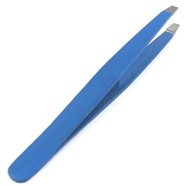 PRECISE CANADA: PROFFESIONAL BLUE COLOR EYEBROW TWEEZER SLANTED HAIR BEAUTY WOMAN BEAUTY MAKEUP