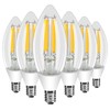 Ganiude E12 Dusk to Dawn Light Bulbs Outdoor, C35 B11
