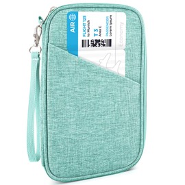 Passport Holder Family, Women Rfid Blocking Passport Wallet, Travel Essentials Premium Wallets, Waterproof Passport Holders Bag for Men Traveling, Travel Document Organizer Credit Cards Case