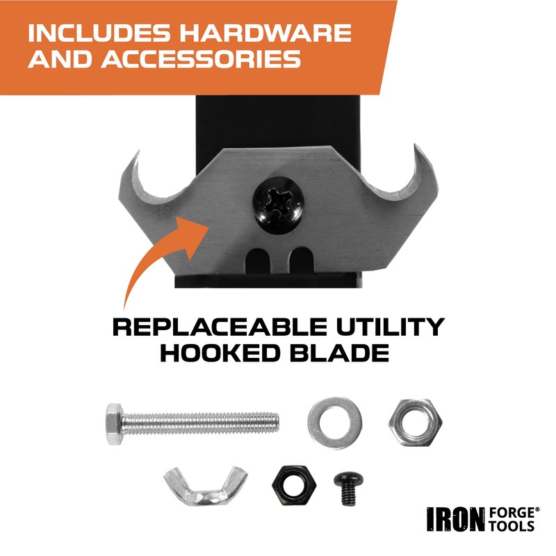 Iron Forge Tools Weedeater Rack String Trimmer Line Holder -