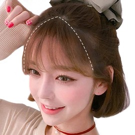 AISIHAIR Women's Bangs Wig, Ultra-thin, Fully Hand Planted, Hair Extension, Clip, Heat Resistant, Side Included, Fresh, Airy, Lightweight, Small Face, Fluffy