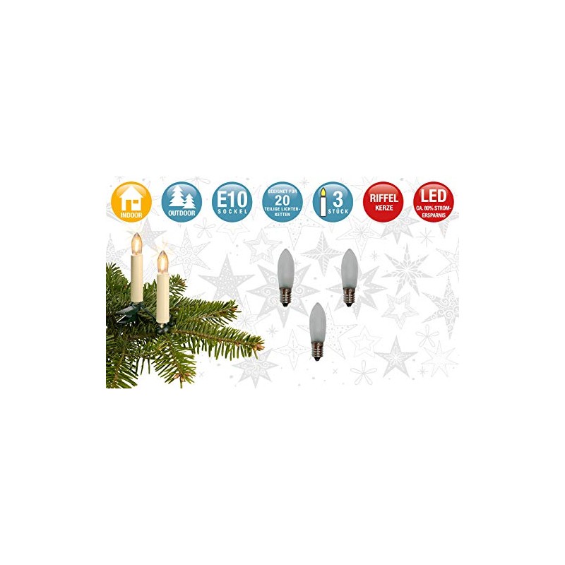 Hellum Replacement Fairy Lights for Indoor and Outdoor Lighting in