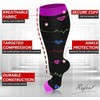 Cheeroyal 1 Pair Plus Size Compression Socks for Women and