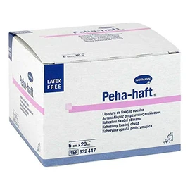 Hartmann Peha-haft Cohesive Adjustable Bandage, Latex-Free, 20 m x 6 cm