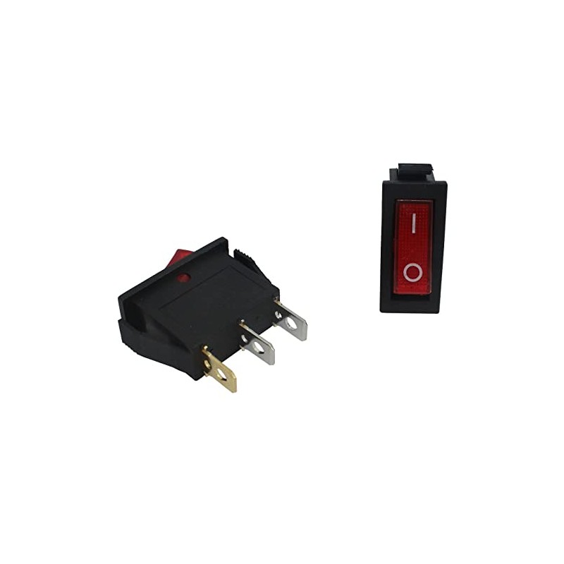 Lumonic 5 x Plastic Rocker Switch Off Switch 31 x