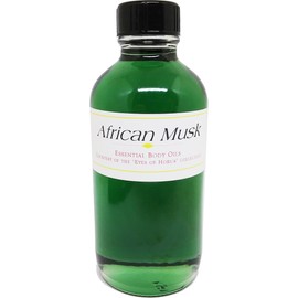 TCEShop African Musk Scented Body Oil Fragrance [Regular Cap - Green - 4 oz.] - ID#4014