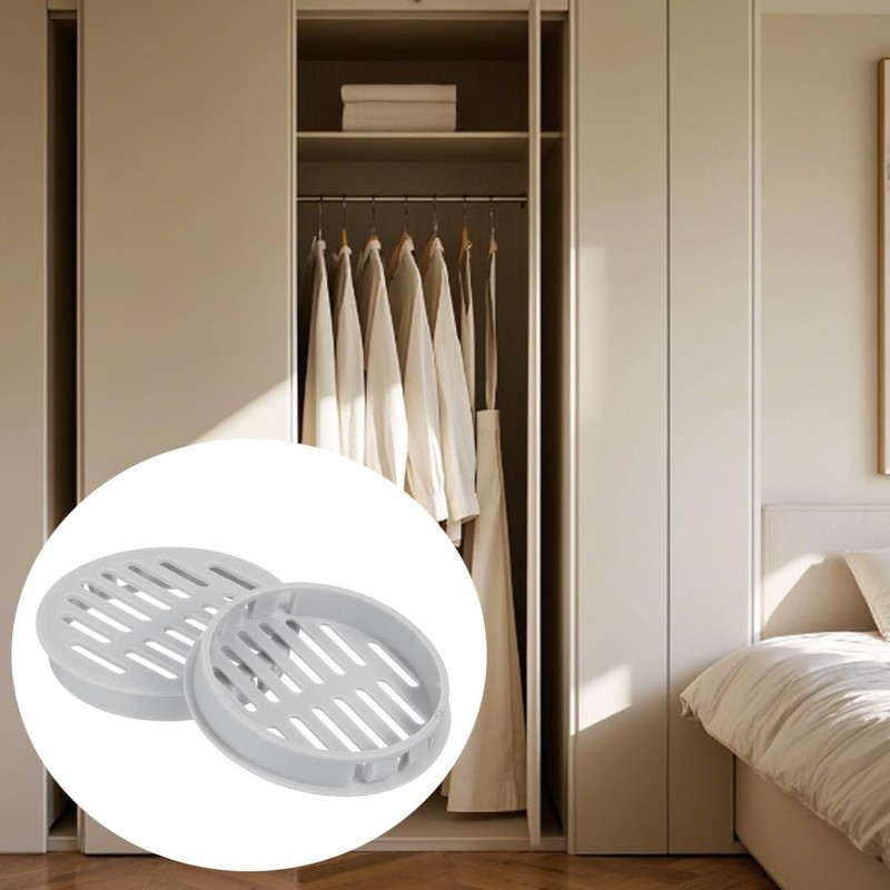 10 Pcs 50mm Round Air Vent Grille Grill Cover Air