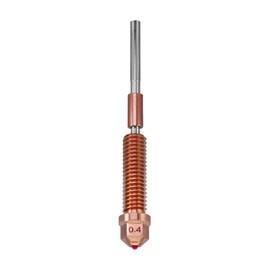 DUROZZLE Quick-Swap Ruby Nozzle 0.4mm for K1C / Ender-3 V3 / Ender-3 V3 Plus 3D Printer, Hardened and Abrasion Resistant for Precise Additive Manufacturing (K1C, 0.4mm)