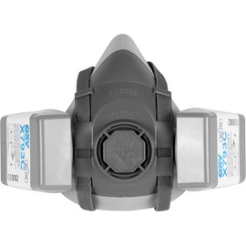 ACE Respirator Set for Craftsmen and Builders - Respirator Mask with P3 Double Filter - Half Mask Against Dust and Particles