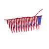 jojofuny 2pcs 12 12-Pennant American Flag Banner Star Stripe Pull
