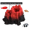 S-Lifeeling Tank Decoration Volcano Ornament Aquarium Decorations Volcanic Stone for