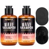 2PCS Wash Shampoo for Black Men - 360 Waves Shampoo