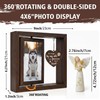 Dog Memorial Picture Frame – 4x6 Rotating Frame, Eco Pet