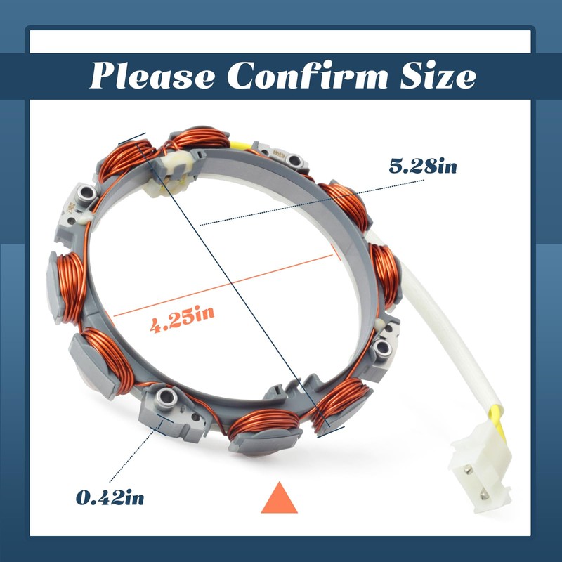 Esttlamer 696579 High-Performance Charging Coil and Alternator Stator Assembly Replacement