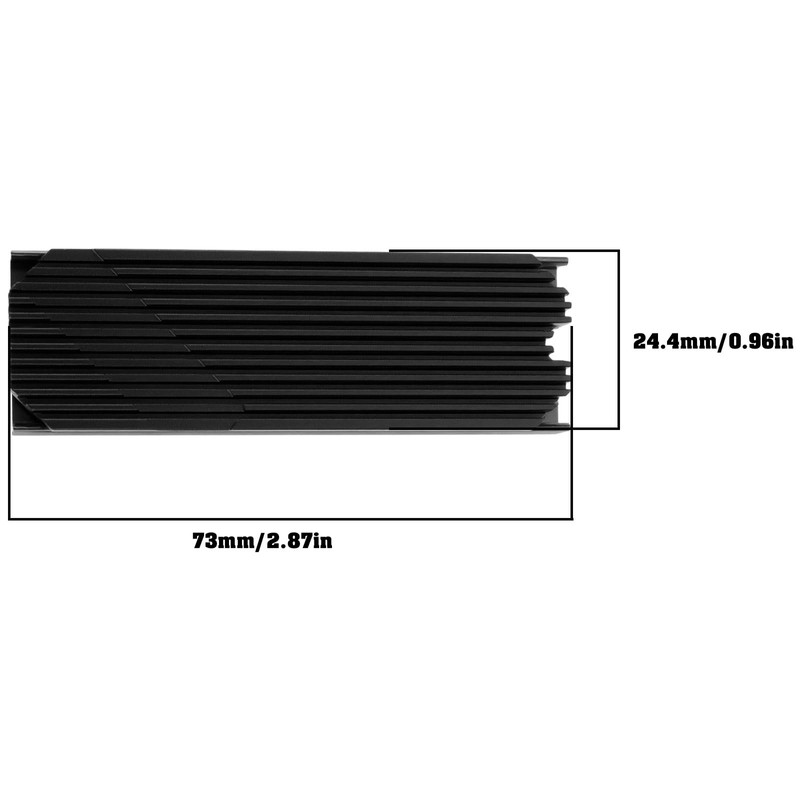 YINETTECH M.2 2280 SSD NVME Heatsink Cooler Kit Single Double