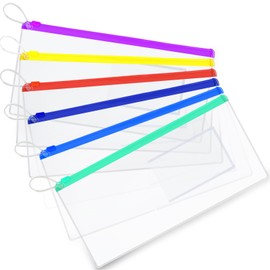 Timgle 400 Pcs Dental Zipper Pouches Zipper Lock Carrying Case with Business Card Holder Clear Toothbrush Pouch for Dental Hygiene Products Office Prizes, Color Random