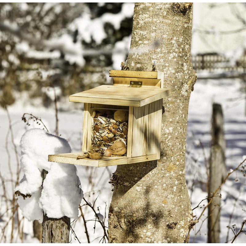 Windhager Squirrel Feeding Station, Squirrel Feeder, Automatic Feeder, Nut Station,