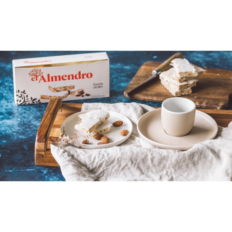 El Almendro Turrones, Turron Duro Nougat Christmas Candy, Crunchy Almond