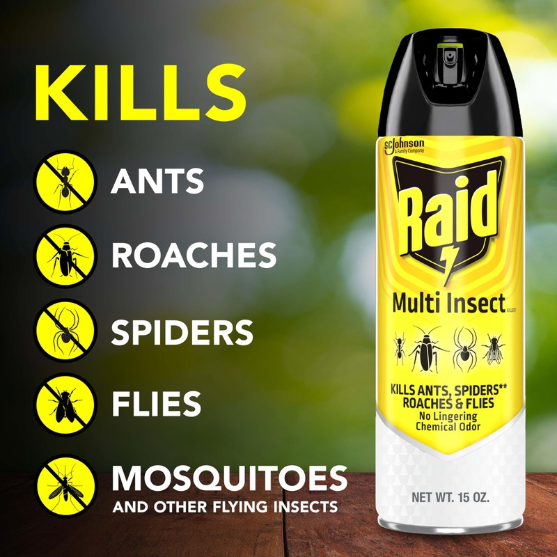 Raid Multi Insect Killer, 15 OZ