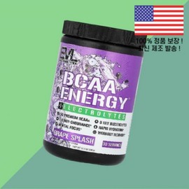 Evolution Nutrition BCAA Amino Acid BCAA Energy Plus Electrolytes Grape Grape Splash 12.2oz 345g EVL Energy Plus Electrolytes / 에블루션 뉴트리션 BCAA 아미노산 BACC 에너지 플러스 전해 일렉트로라이트 포도 그레이프 스플래시 12.2온스 345g EVL Energy Plus Electrolytes