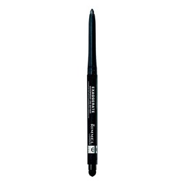 Rimmel London Exaggerate Waterproof Eye Definer Eyeliner, Highly Pigmented, Long-Wearing, Built-In Smudger, 264, Earl Grey, 0.01oz