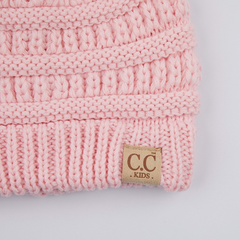 C.C Kids Beanie Ages 2-7 Warm Chunky Thick Stretchy Knit