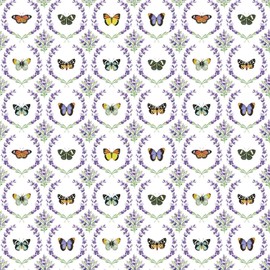 Northcott Deborah's Garden by Michel Design Works DP25593 10 Butterflies Cotton
