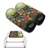Hechitok Black Cat Flower Walker Grips Soft Padded Hand Covers,