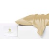 Luxor Crown Set of 2 Mulberry Silk Standard Pillowcases (Taupe)