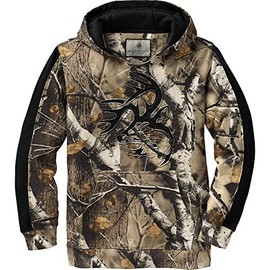 Legendary Whitetails Kids Outfitter Hoodie, Big Game Field Camo, X-Small