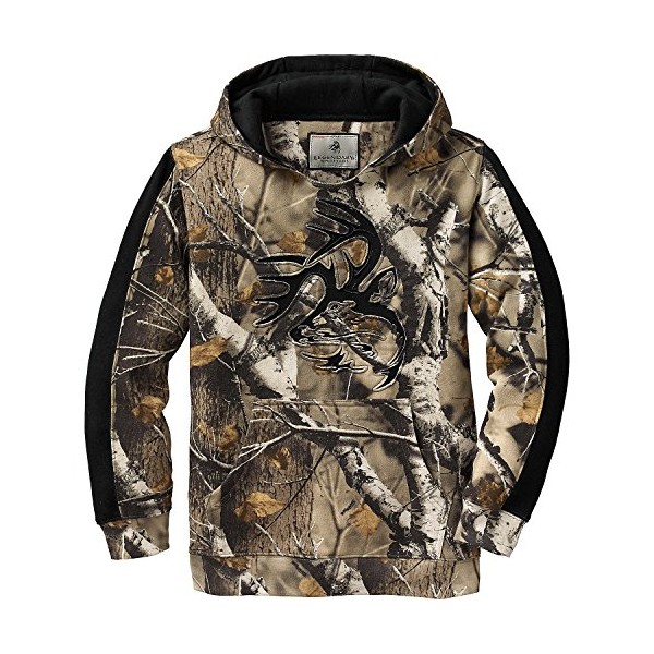 Legendary Whitetails Kids Outfitter Hoodie, Big Game Field Camo, X-Small