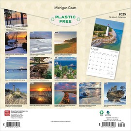 BrownTrout, Michigan Coast 2025 Wall Calendar