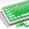 PBT Keycaps, XVX Green Apple Jelly HOA Profile, 132-Key Cute