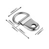 D-Ring Picture Frame Hooks (60 Sets) Hangers (No Wire for