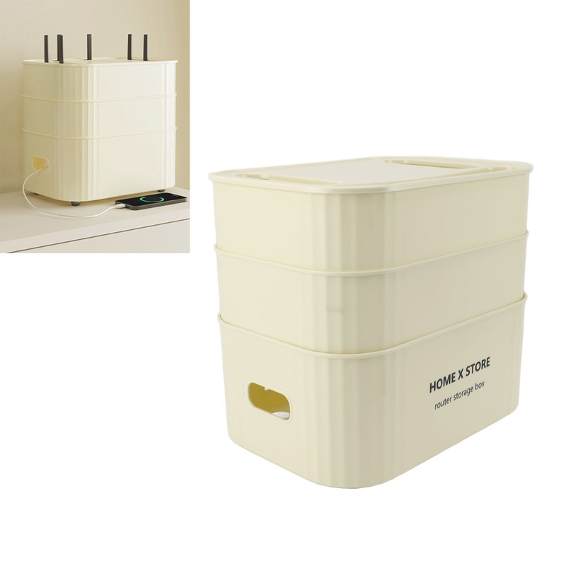 WIFI Router Storage Box Cable Management Versatile Sturdy WiFi Shelf