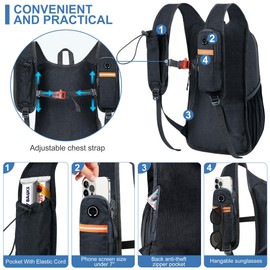 BECOJADDE 15L Small Hiking Backpack for Men Women Foldable Packable Back Pack Ultralight Hiking Daypack for Travel Camping Outdoor, Black