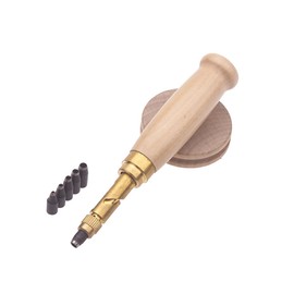 DOITOOL Belt Hole Punch Multipurpose Tool Multitools Mutitool Leather Kit Leather Hole Punch Tool Punch Leather Tool Leather Puncher Belt Bamboo To Rotate Shower Saddle