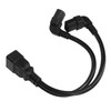 IEC320 C20 to Dual C13 Cord 1 in 2 Out