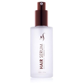 HerStyler Suero reparador del cabello – Suero capilar de aceite de argán para cabello encrespado y dañado – Para encrespamiento, peinado y brillo – 2 onzas líquidas – Paquete de 1