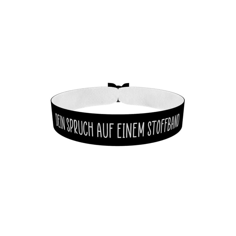 Dein eigener Spruch Stoffarmband - Anpassbare Stoffarmb√§nder - personalisierte Armb√§nder