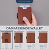 VON HEESEN Credit Card Holder Credit Card Holder, cognac brown,