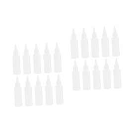 Baluue 2sets Hair Styling Bottles 50ml Squeeze Bottles Applicator for Cosmetics and Arts 25pcs*2