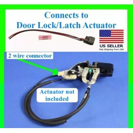fits Dodge Challenger Front Door Lock Latch Actuator Connector Plug Pigtail Wire