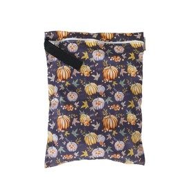 Buttons Cloth Diapers Waterproof Washable Reusable Zippered Laundry Wet Bag (Medium, Gather)